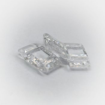 Carrier gyöngy - 17 x 9 x 5 mm - Színtelen