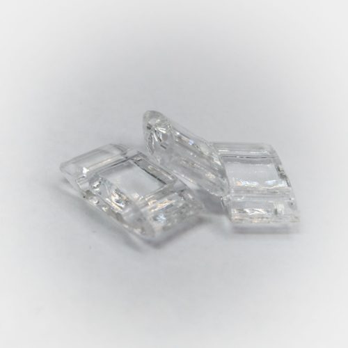 Carrier gyöngy - 17 x 9 x 5 mm - Színtelen
