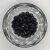 Cseh csiszolt gyöngy - 6 mm - Black