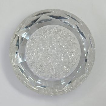 Cseh csiszolt gyöngy - 4 mm - Crystal