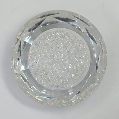 Cseh csiszolt gyöngy - 4 mm - Crystal