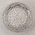 Cseh csiszolt gyöngy - 4 mm - Chalk White Shimmer
