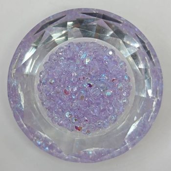 Cseh csiszolt gyöngy - 4 mm - Alexandrite AB