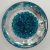 Cseh csiszolt gyöngy - 4 mm - Dark Aqua AB