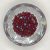 Cseh csiszolt gyöngy - 4 mm - Garnet AB