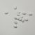 Cseh csiszolt csepp alakú gyöngy 8 x 6 mm Chalk White