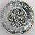 Cseh préselt golyó - 3 mm - Silver Matted - 60 db 