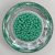 Cseh préselt golyó - 3 mm - Turquoise - 60 db 