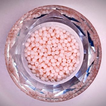 Cseh préselt golyó - 3 mm - Rose Matted - 60 db 