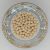 Cseh préselt golyó - 4 mm - Chalk White Champagne Luster - 40 db 