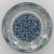 Cseh préselt golyó - 4 mm - Chalk White Baby Blue Luster - 40 db 