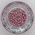 Cseh préselt golyó  - 4 mm - Chalk White Lila Luster - 40 db 