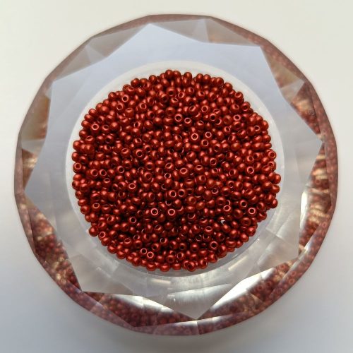 Cseh kásagyöngy 11/0 - Lava Red