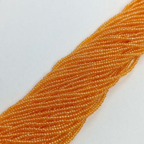 Cseh kásagyöngy 15/0 - Transparent Orange