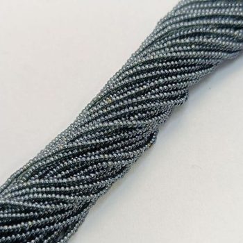 Cseh kásagyöngy 15/0 - Transparent Gunmetal Grey