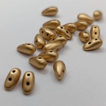 DropDuo - 3 x 6 mm - Aztek Gold - 2 lyukú