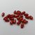 DropDuo - 3 x 6 mm - Lava Red - 2 lyukú