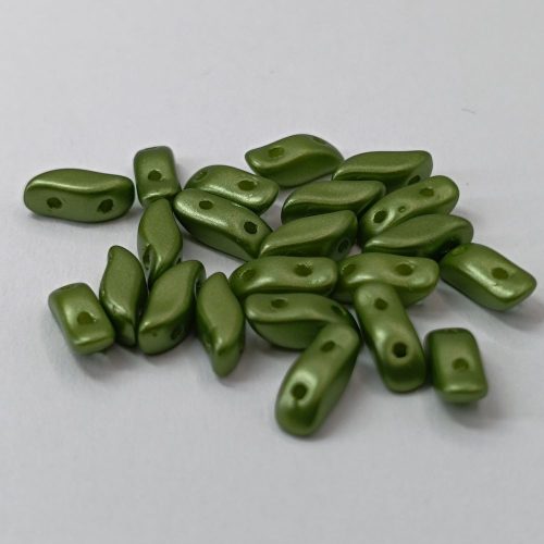 StormDuo - 3 x 7 mm - Alabaster Pastel Olivine - 2 lyukú