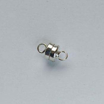 Mágneskapocs - ezüst színű - 6 mm
