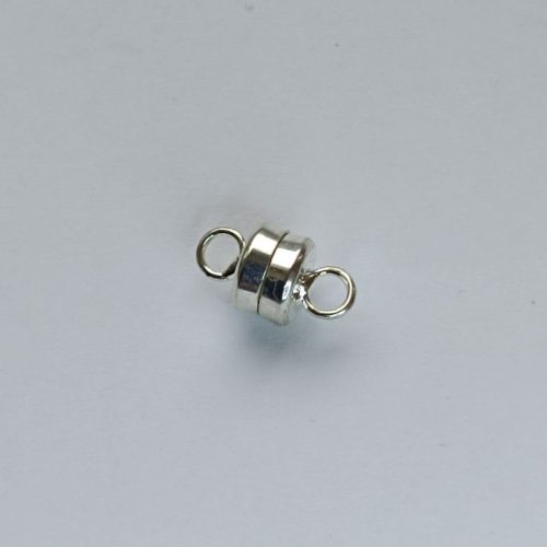 Mágneskapocs - ezüst színű - 6 mm