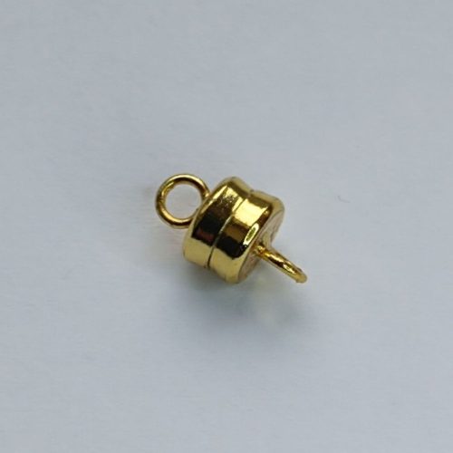 Mágneskapocs - arany színű - 6 mm