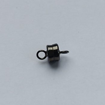 Mágneskapocs - fekete színű - 6 mm