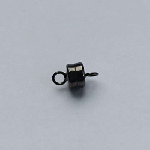 Mágneskapocs - fekete színű - 6 mm