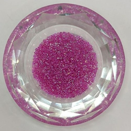Miyuki delica 11/0 -  Fuchsia Lined AB Opal