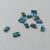 Miyuki Féltila gyöngy - Opaque Picasso Turquoise Blue