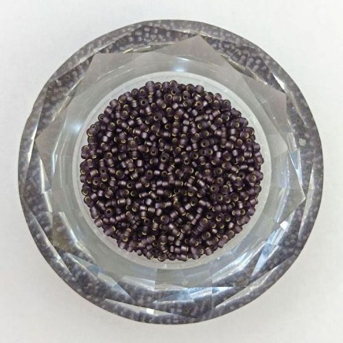 Miyuki kásagyöngy 11/0 - Silverlined Matte Amethyst
