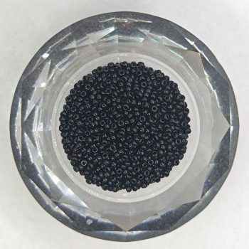 Miyuki kásagyöngy 11/0 - Opaque Black