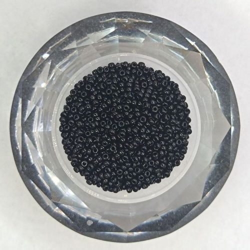 Miyuki kásagyöngy 11/0 - Opaque Black