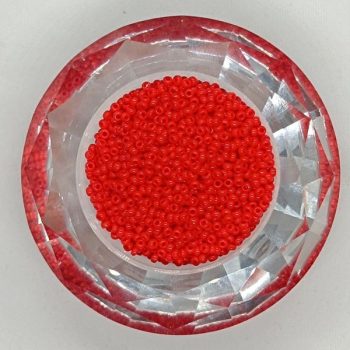 Miyuki kásagyöngy 11/0 - Opaque Vermilion Red
