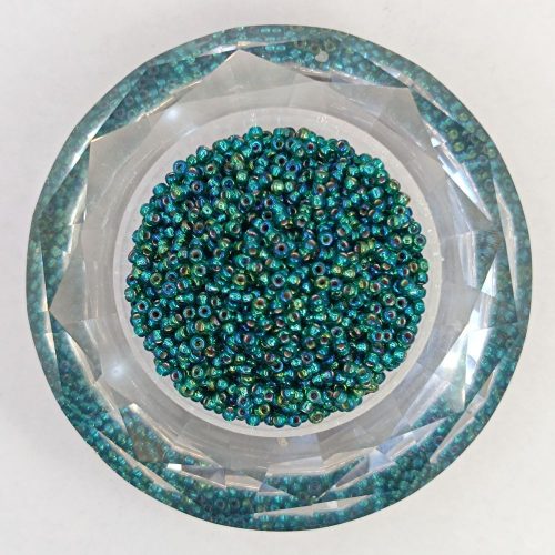 Miyuki kásagyöngy 11/0 - Silverlined AB Emerald