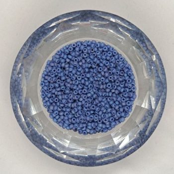   Miyuki kásagyöngy 11/0 - Opaque Glazed Frosted Rainbow Soft Blue