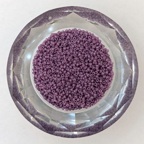 Miyuki kásagyöngy 15/0 - Duracoat Opaque Dark Orchid
