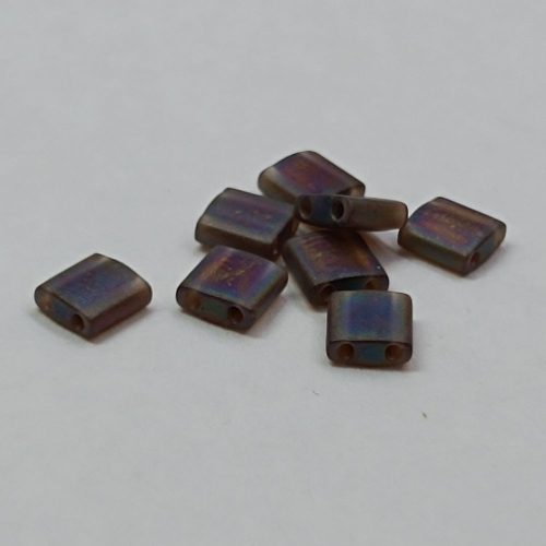 Miyuki tila gyöngy - Matted Transp Brown AB
