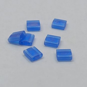 Miyuki tila gyöngy - Matted Transp Sapphire AB 