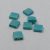 Miyuki tila gyöngy - Matted Opaque Turquoise Green AB