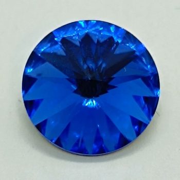 Preciosa Rivoli kristály SS47 - Sapphire - 10,7 mm
