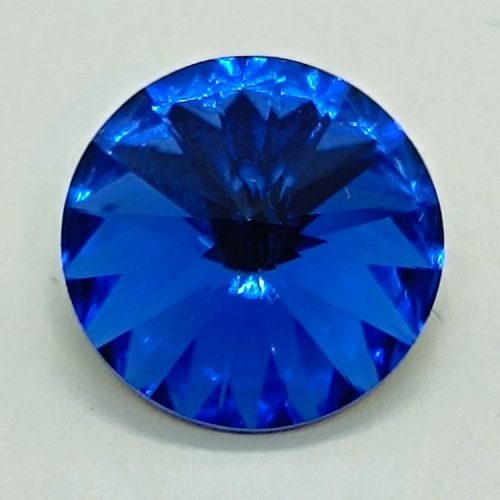 Preciosa Rivoli kristály SS47 - Sapphire - 10,7 mm