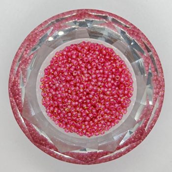   Preciosa kásagyöngy 10/0 - Colour Lined Pink Light Topaz - Sfinx