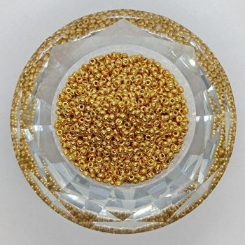 Preciosa kásagyöngy 10/0 - Gold Metallic