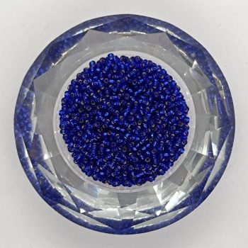 Preciosa kásagyöngy 10/0 - Sliver Lined Sapphire