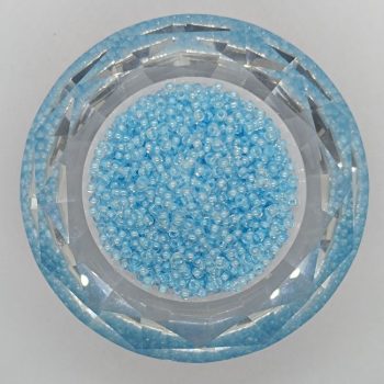   Preciosa kásagyöngy 10/0 - Colour Lined Lt. Blue-Green Crystal - Sfinx