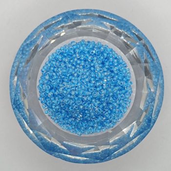   Preciosa kásagyöngy 10/0 - Colour Lined Blue-Green Crystal - Sfinx