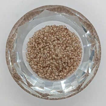   Preciosa kásagyöngy 10/0 - Colour Lined Terra Brown Crystal