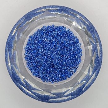   Preciosa kásagyöngy 10/0 - Colour Lined Blue Crystal - Sfinx