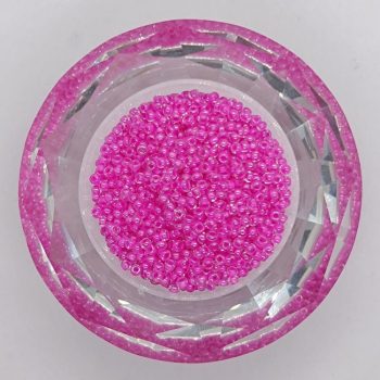   Preciosa kásagyöngy 10/0 - Colour Lined Pink Crystal - Sfinx