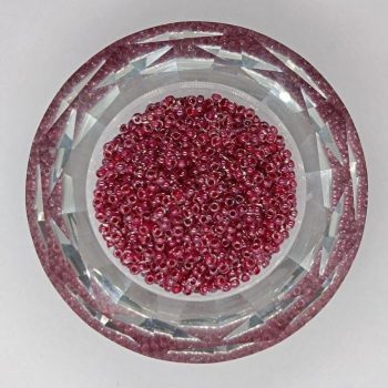   Preciosa kásagyöngy 10/0 - Colour Lined Red Crystal - Sfinx